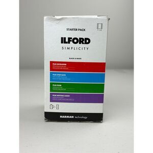 NEW Ilford SIMPLICITY Darkroom Chemistry Film Starter Pack 1178858 Black & White